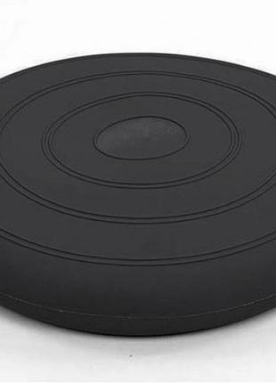 Балансувальна масажна подушка гладка easyfit balance cushion чорний