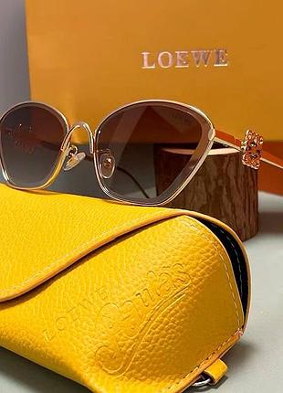 Брендовые женские очки loewe солнцезащитные очки uv 400 для девушки лоеве стильные очки для женщины