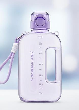 Эко-бутылка для воды 750 фиолетовая bpa-free