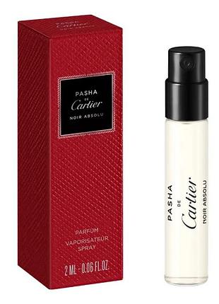 Cartier pasha de cartier noir absolu духи (пробник)