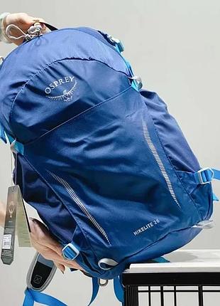 Рюкзак туристический osprey hikelite 18 синий — легкий городской и треккинговый рюкзак