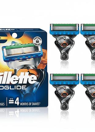 Картриджи для бритья gillette proglide (4 шт)