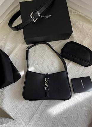 Кожаная сумочка для девушки yves saint laurent брендовая городская сумка через плечо для женщины ив сен лоран