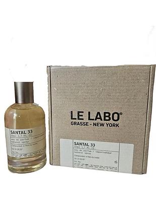 Парфюмированная вода унисекс le labo santal 33, 50 мл