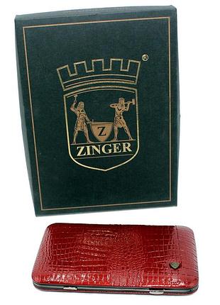 Набор профессионального инструмента для маникюра тм zinger (зингер) msfe-820 bp красный