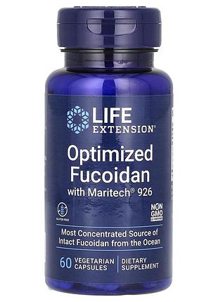 Фукоидан оптимизированный, optimized fucoidan with maritech 926, life extension, 60 вегетарианских капсул