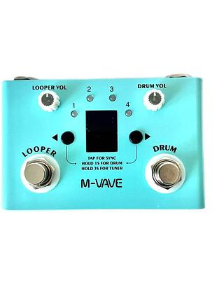 Педаль looper + drum m-vave lost tempo