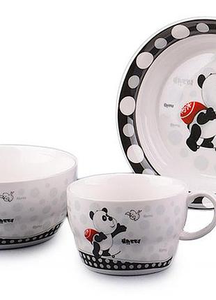 Набор детской посуды lefard панда 3 предмета 359-215