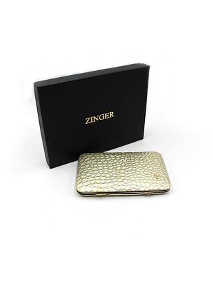 Професійний манікюрний набір из10 предметів zinger msfe-804-2 gold