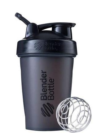 Шейкер спортивный blenderbottle classic loop, 590 мл, пластик (pc5), с венчиком, черный, bpa-free, герметичный