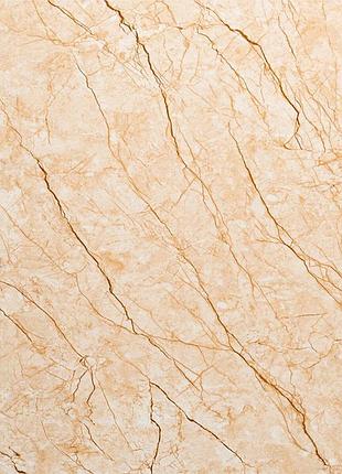 Декоративна пвх плита 600х600х3мм бежевий мармур (s) sw-00001618