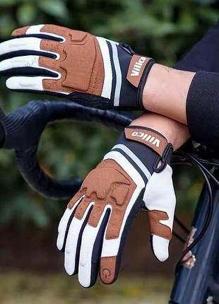 Велосипедные перчатки vilico, спортивные мотоперчатки унисекс