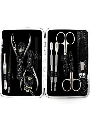 Маникюрный набор zinger 10 оригинальных инструментов для профессионалов msfe-804-2 sm
