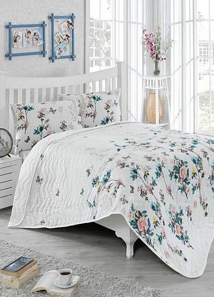 Покрывало стеганое с наволочками 160x220 carmela somon eponj home