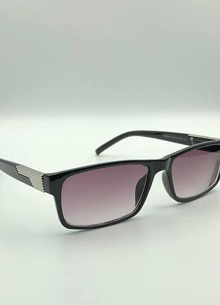 Окуляри для зору мінуса -1,75 тоновані чорні rolang