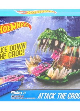 Трек hotwheel "attack the crocodile"