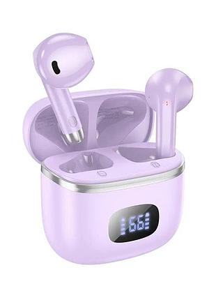 Бездротові навушники hoco eq1 music guide true wireless bt headset purple