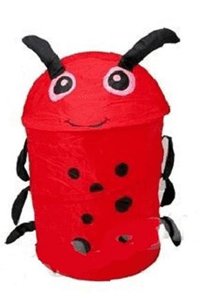 Корзина для игрушек красный