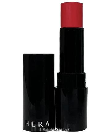 Миниатюра матовая красная помада в стике hera sensual powder matte lipstick mini no.321