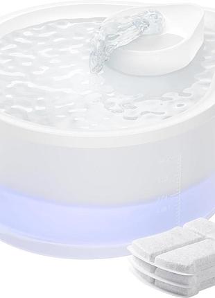 Фонтанчик для котів feelneedy, фонтанчик для води для домашніх тварин об'ємом 2,3 л (fn-w04)