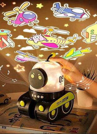 Ночник-проектор с bluetooth колонкой droid wh-e03 1200mah