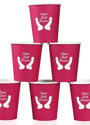 Набір паперових стаканів для дівич-вечора