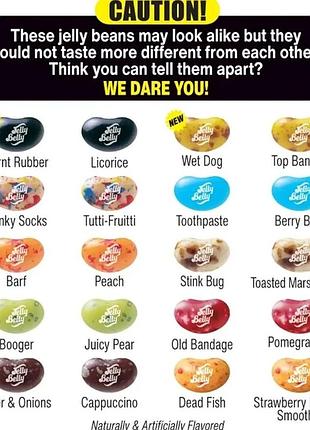 Цукерки бін бузлд bean boozled 🍬 jelly belly 45г 7th