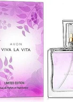 Парфюмированная вода женская viva la vita avon 30 мл вива ла вита эйвон