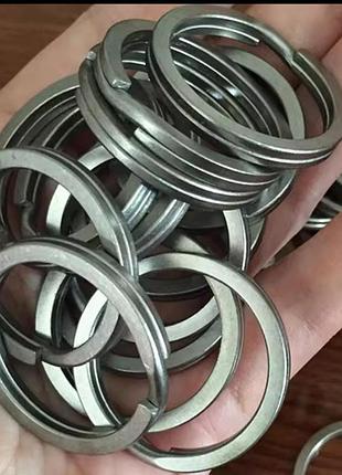 Кільце титанове 30 мм для ключів заводне брелка браслета