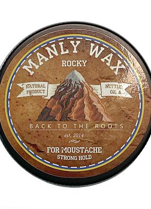 Віск для вусів manly club wax rocky 40 мл