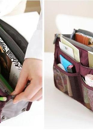 Сумка женская органайзер travel red vine