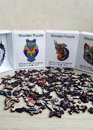 Дерев'яні пазли 36707 (100) хамелеон