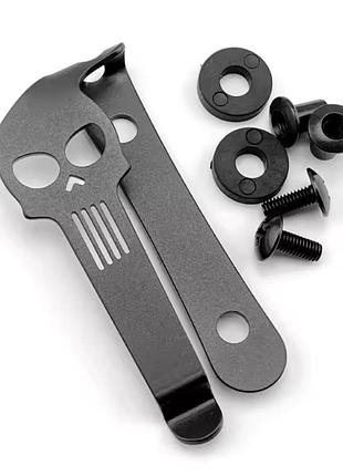 Клипса ножевая для крепления ножен чехлов фиксированных ножей