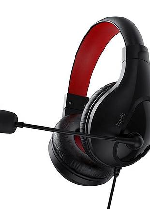 Игровые наушники с микрофоном havit hv-h2116d 3.5мм (black/red)
