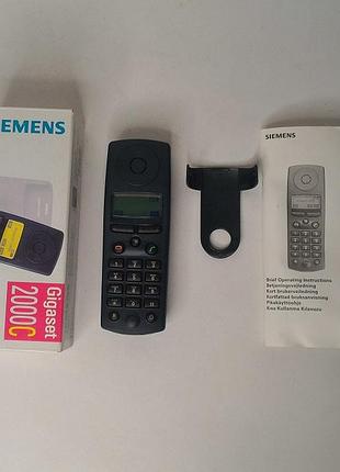 Беспроводной телефон siemens gigaset 2000c для базовых станций gigaset 1000 / 2000