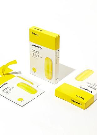 Восстанавливающая тканевая маска с керамидами dr.jart+ ceramidin facial mask 5 шт