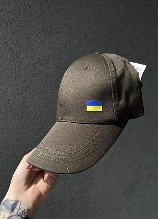 Кепка мужская с флагом украины, цвет хаки, летняя ua