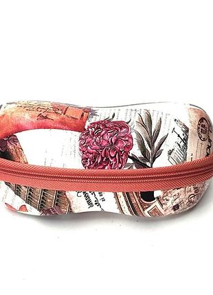 Футляр чехол для солнцезащитных очков красный