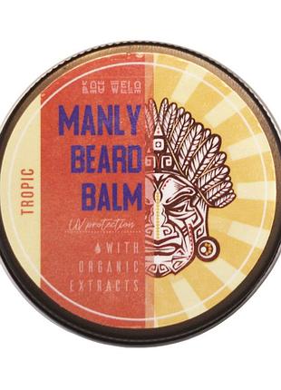 Бальзам для бороды manly club tropic 40 мл