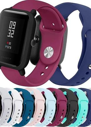Силиконовые ремешки для смарт-часов amazfit gts, amazfit bip