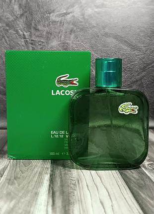 Мужская туалетная вода lacoste eau de lacostе l.12.12 veert (лакоста о де лакоста л.12.12 верт) 100 мл