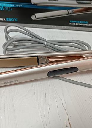 Професійна плойка-вирівнювач для волосся geemy (стайлер для вирівнювання волосся)