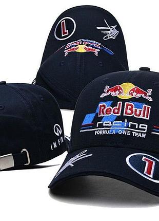 Бейсболка red bull racing унисекс котон цвет синий