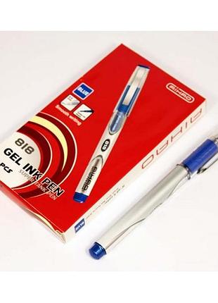 Ручка гелевая aihao 818, черная (7072)