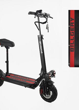 Электросамокат billgery 1200w 48v 18ah с сиденьем, колеса 11"