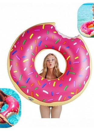 Круг надувной пончик 120см