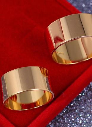 Обручальное кольцо xuping jewelry американка 10 мм р 20 золотистое