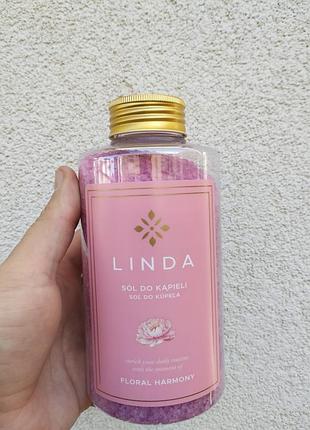 Ароматна сіль для ванни linda floral harmony 800 грам
