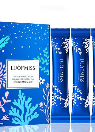Ночная маска luofmiss hyaluronic acid sleeping mask для лица с гиалуроновой кислотой, 4 мл