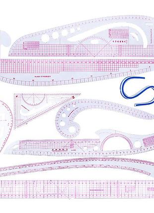 Набор лекал для кроя и квилтинга peri 9 шт (5931)